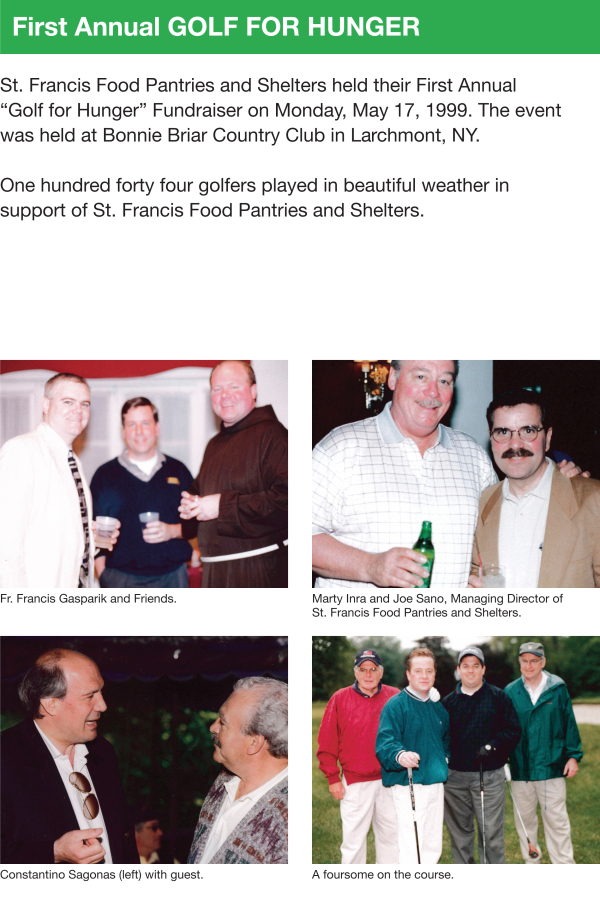 Fundraising - Golf for Hunger & Pool Party 1999