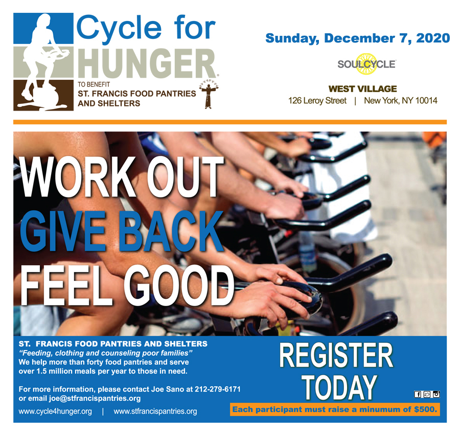 cycle for hunger 2020 save the date