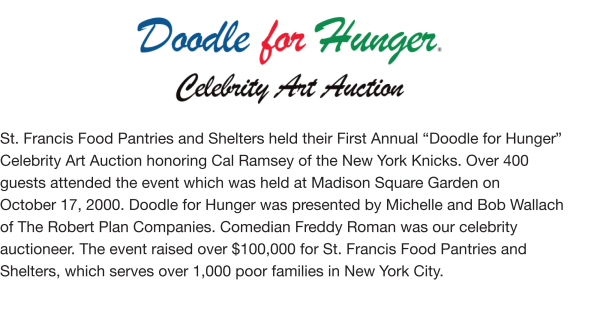 Fundraising - Doodle For Hunger I, 2000