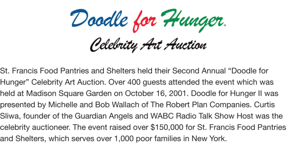 Fundraising - Doodle For Hunger II, 2001