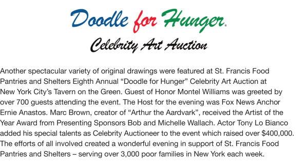 Fundraising - Doodle For Hunger VIII, 2007