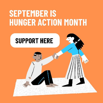 2022 Hunger Action Month button