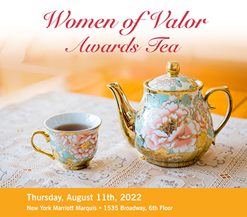 2022 Women of Valor Awards Tea promo
